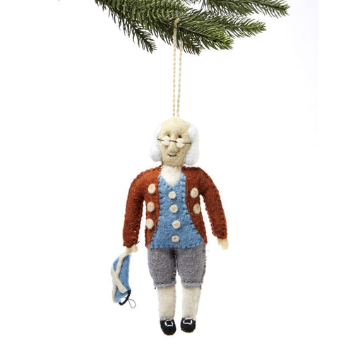 Ben Franklin Felt Ornament