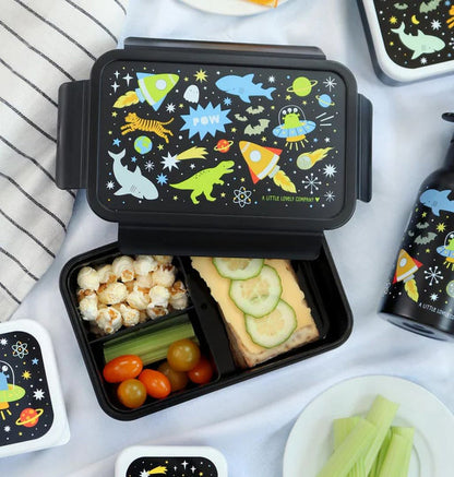 Detailansicht der A Little Lovely Company Bento-Lunchbox Galaxy