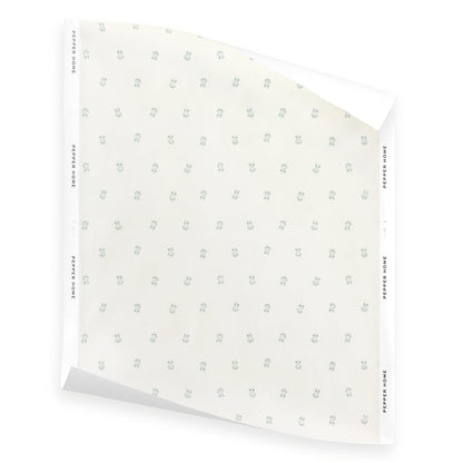 Betty Sea Salt patterned wallpaper, made to order in the USA with short lead times