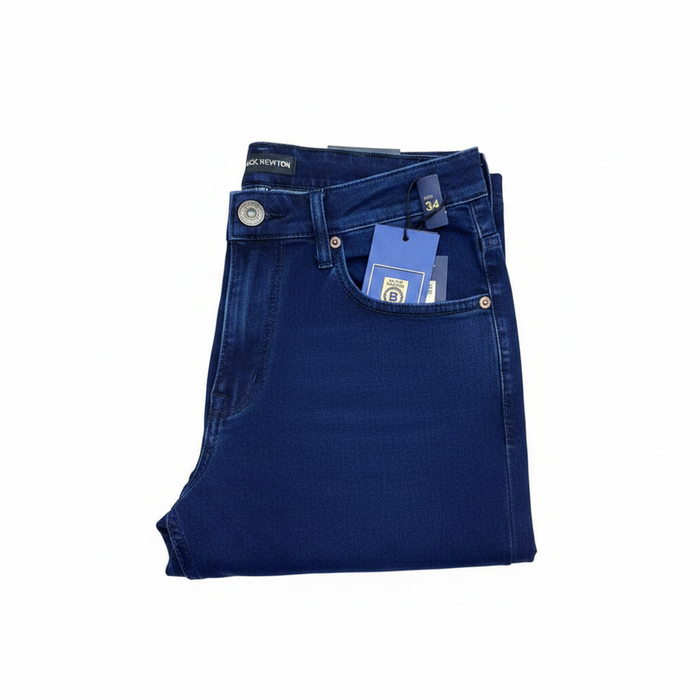 Black Newton Navy Blue Jeans - White Background
