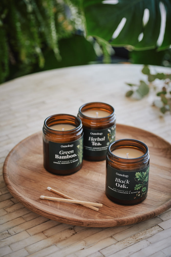 Black Oak Scented Jar Candle