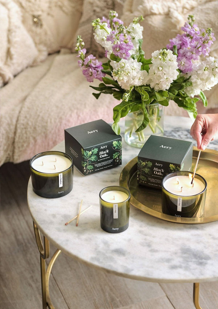 Black Oak Mini Candle