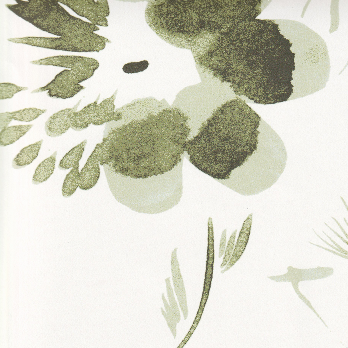 Blake Moss fabric with soft green botanical print, made-to-order, short lead times, manufactured in the USA