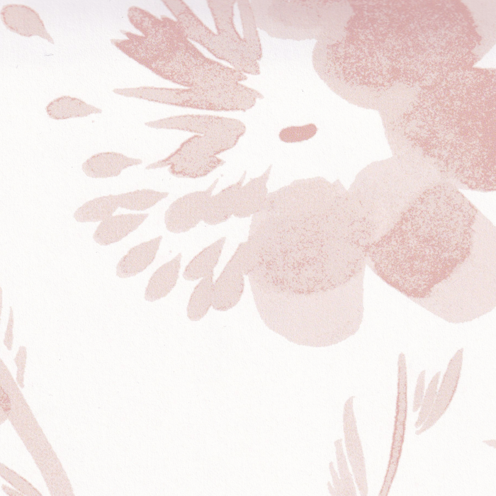 Blake Rose custom floral print with feminine pink flowers on subtle backdrop by Pepper Home for polished decor.