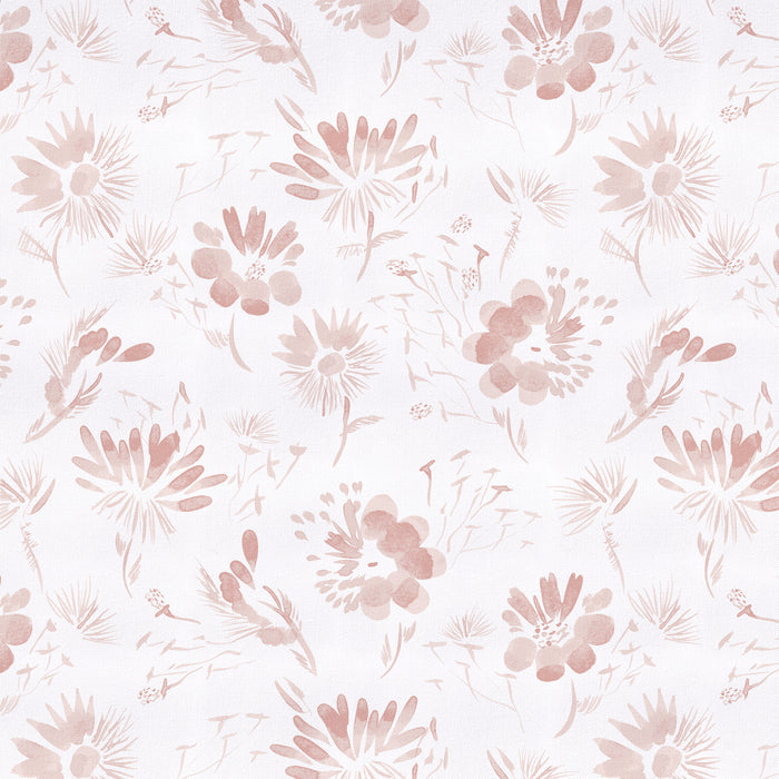 Blake made-to-order cotton fabric with soft rose floral pattern, quick turnaround, high-quality crafted in the USA