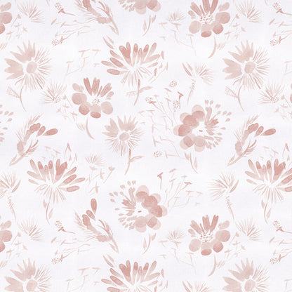 Blake made-to-order cotton fabric with soft rose floral pattern, quick turnaround, high-quality crafted in the USA