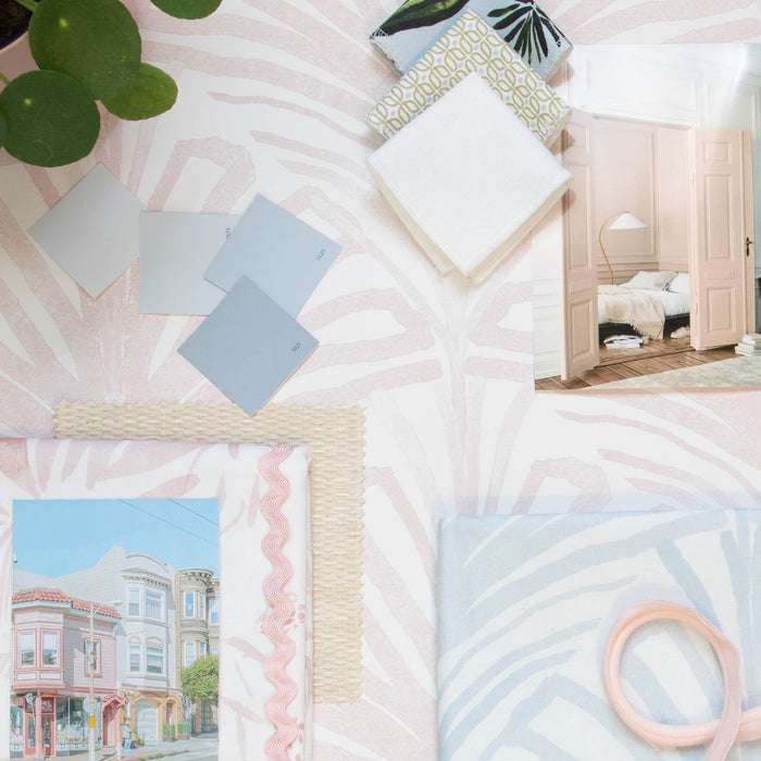 Blake made-to-order fabric and decor samples with pastel tones, customizable, fast turnaround, quality made in the USA