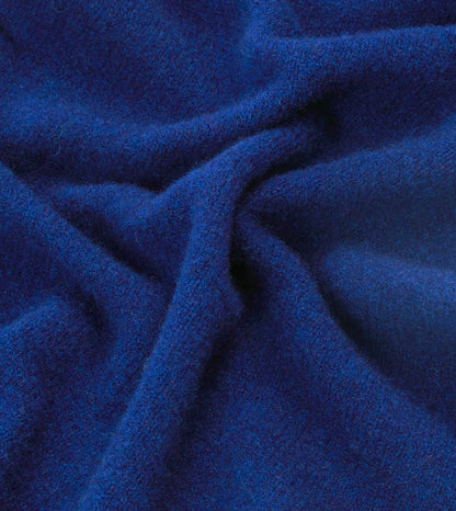 Blue Lambswool Triangle Neck Scarf
