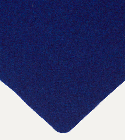 Blue Lambswool Triangle Neck Scarf