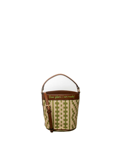 LE PANDORINE borsa a mano giulia verde/marrone PS2620B28 GIULIA-C40