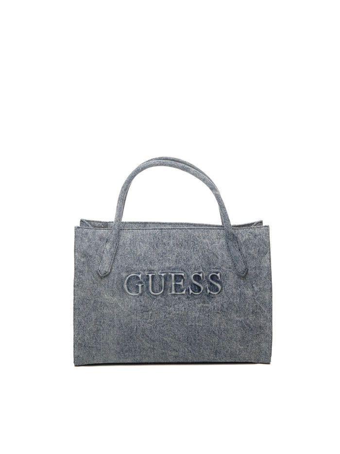 GUESS borsa a mano jodi blu denim HWDG9769220 JODI-DENIM