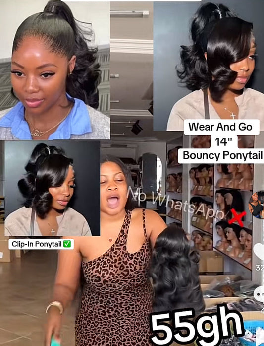 Bouncy Ponytail (Wear And Go)