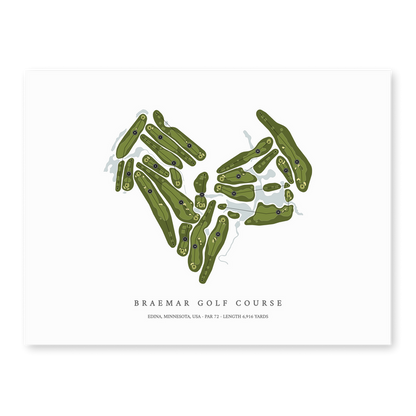 Braemar Golf Course | Golf Course Print | Unframed