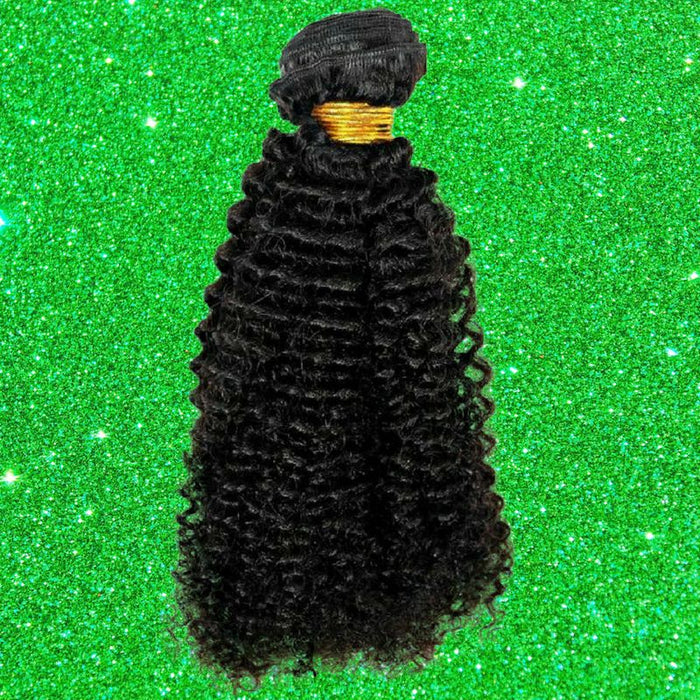 Brazilian Afro Kinky Hair Extensions are the perfect style for anyone looking for that natural, relaxed hair extensions offering a protective style.  Lengths:  14" - 20" Wefts:  Machine Double Stitch Style:  Body Wave Weight:  100 grams / 3.5 oz