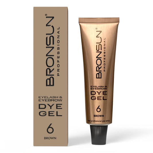 Bronsun Lash & Brow Gel Dye #6 Brown - My Lash Store