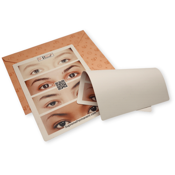 Brows and Eyeliner PMU and Microblading Silicone Practice Skin 2 Pack
