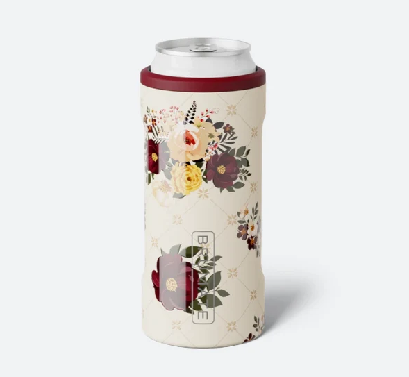 Brumate Tumbler Hopsulator Slim V2 Quilted Florals Drinkware in at Wrapsody