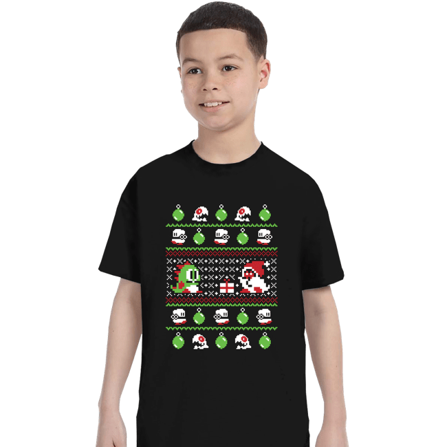 Shirts T-Shirts, Youth / XS / Black Bubble Bauble