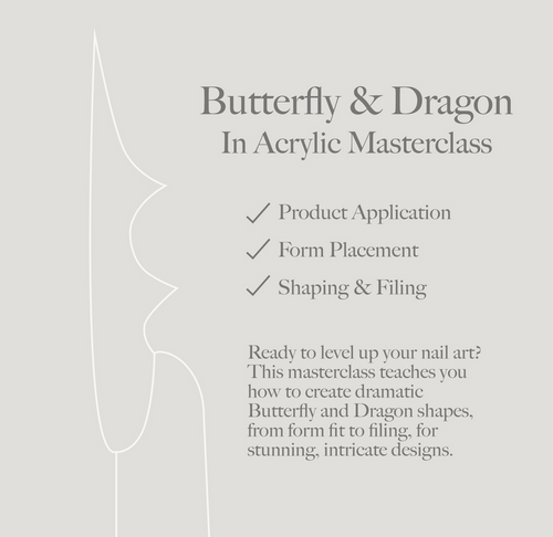Butterfly & Dragon Shape in Acrylic Masterclass