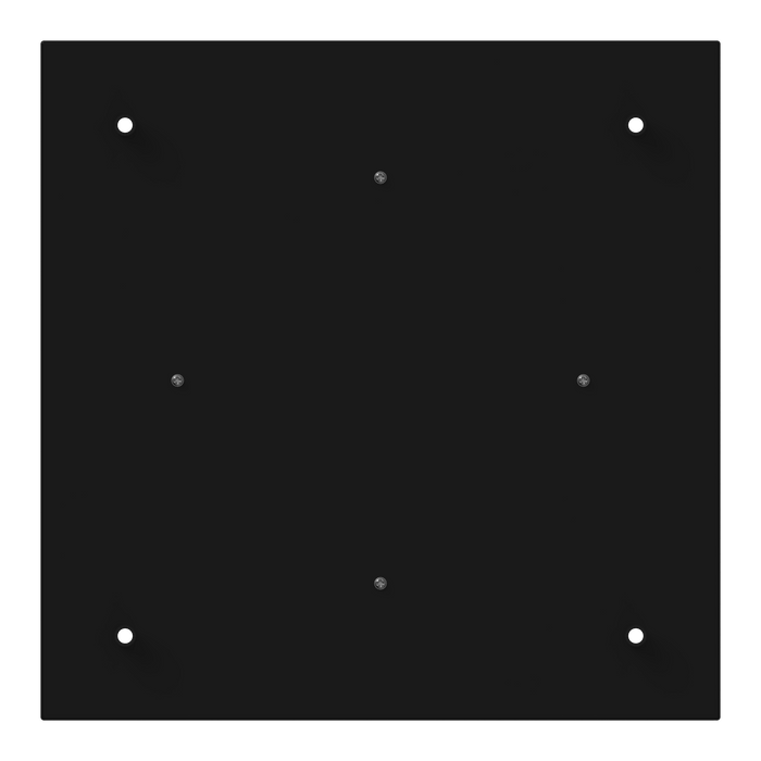 Calex Creations Ceiling plate - Black - 4 holes