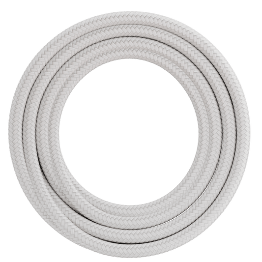 Calex Creations Fabric cable - White - 1.5meter