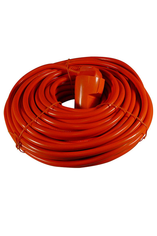 Calex Extension cable - male/female - Orange - 15m - IP20 - NL/DE