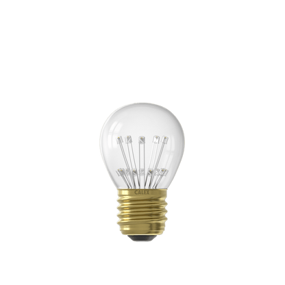 Calex Pearl LED Lamp - E27 - P45 - Clear - 1W