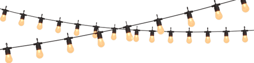 Calex String light - Extendable - Warm White