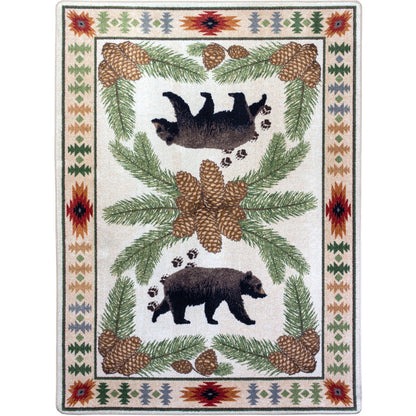Image of an area rug, Camp Woodhaven OKA - Natural