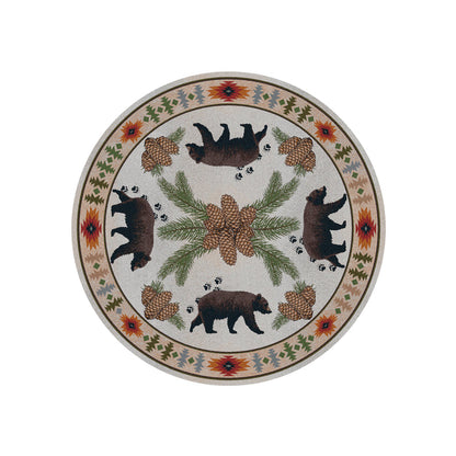 Image of an area rug, Camp Woodhaven OKA - Natural