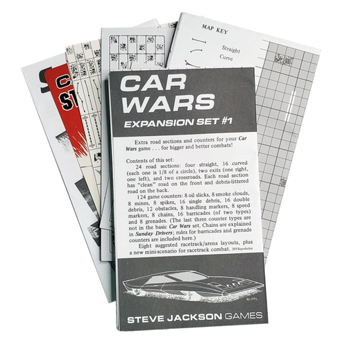 Car Wars Expansion Set 1 - Road Sections and Counters