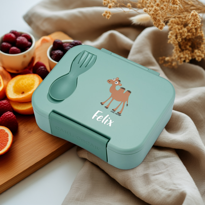 Carl Oscar BentoBOX Grün Limited Edition mit Multibesteck