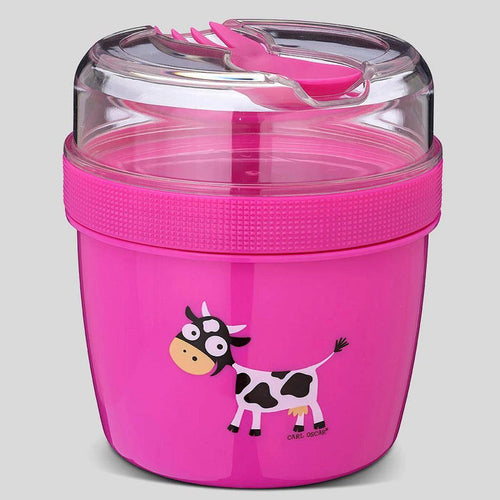 Carl Oscar N’ice Cup Lila mit Kühlakku und Multibesteck