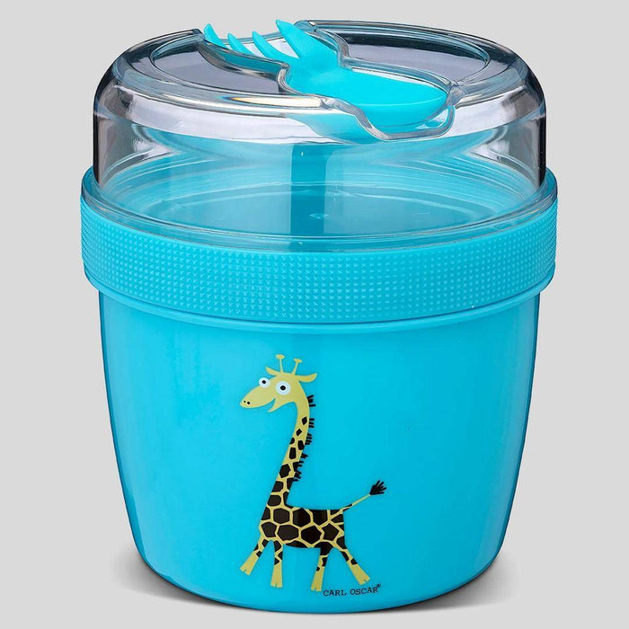 Carl Oscar N’ice Cup Türkis mit Kühlakku und Multibesteck