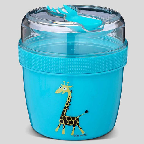 Carl Oscar N’ice Cup Türkis mit Kühlakku und Multibesteck