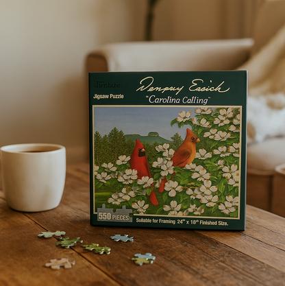 Carolina Calling 550 Piece Puzzle - Detail View - Heritage Puzzle Inc.