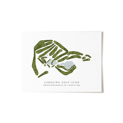 Carolina Golf Club | Golf Course Print | Unframed