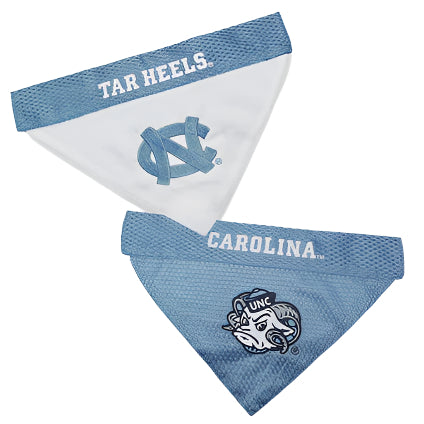 Carolina Reversible Jersey Style Dog Bandana - Main View - Pets First