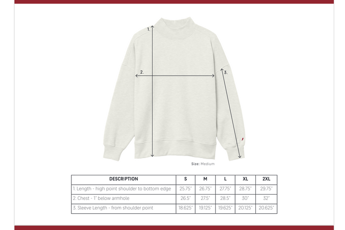 Carolina Tar Heels Embroidered Mock Neck Sweatshirt - Lifestyle View - League
