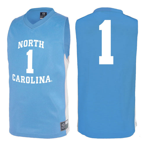 Carolina Tar Heels Kid's Basketball Jersey - Main View - Garb