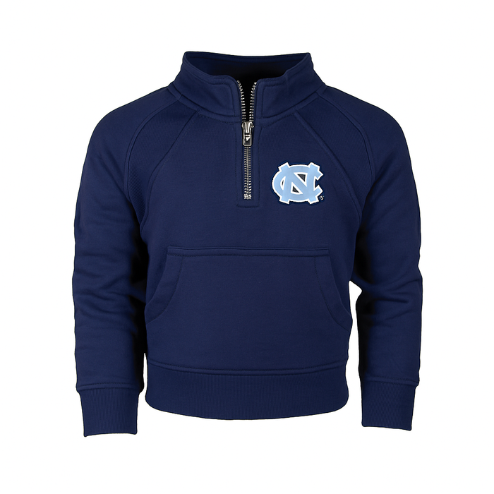 Carolina Tar Heels Toddler Half Zip Jacket - Main View - Garb