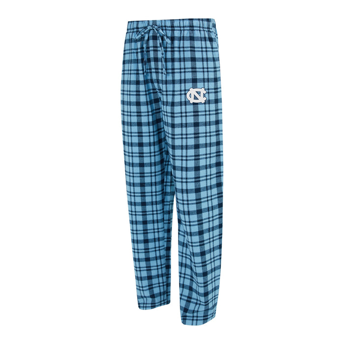 Carolina Tar Heels Unisex Plaid Pajama Pants Hawthorn - Main View - Concept Sports
