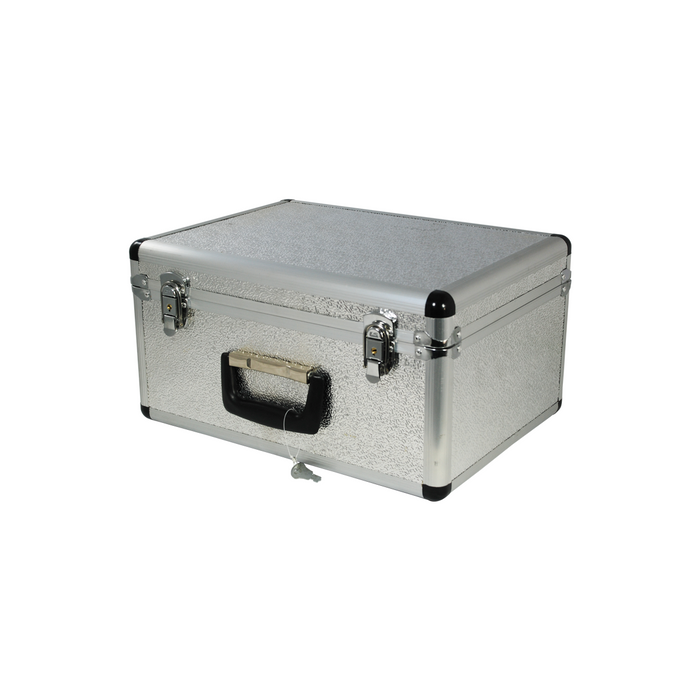 Carrying Case (Hard) for MV0201 LCD Video Microscope Body, SKU MA02061101, three quarter front view