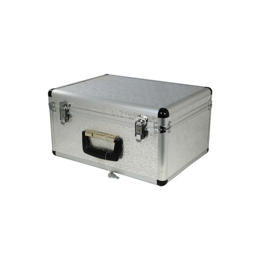 Carrying Case (Hard) for MV0201 LCD Video Microscope Body, SKU MA02061101, three quarter front view