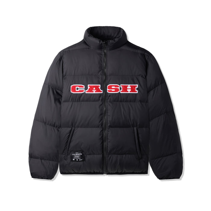 Cash Only - Money Bags Puffer Jacket (Black) *SALE