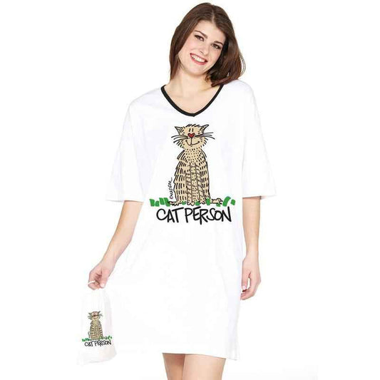 Cat Person, Nightshirt in a Bag