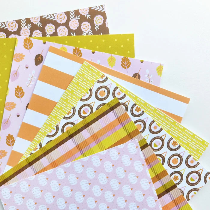Catherine Pooler - 6x6 Patterned Paper - Hall of Fall. Available at Embellish Away located in Bowmanville Ontario Canada.