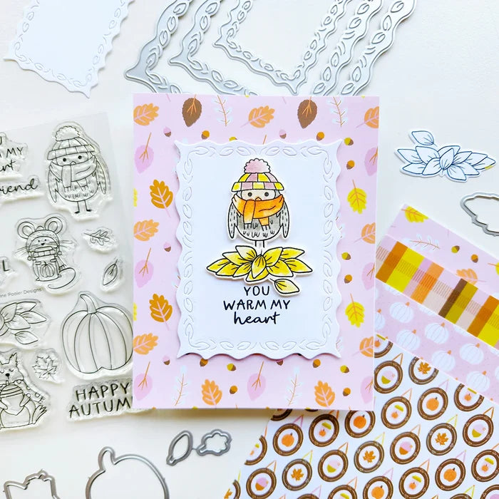 Catherine Pooler - 6x6 Patterned Paper - Hall of Fall. Available at Embellish Away located in Bowmanville Ontario Canada. Example by Catherine Pooler brand ambassador.