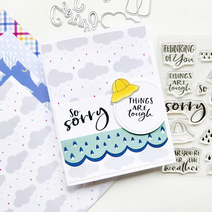 Catherine Pooler - 6x6 Patterned Paper - Signature Sorry. Available at Embellish Away located in Bowmanville Ontario Canada. Example by Erika at Catherine Pooler Designs.