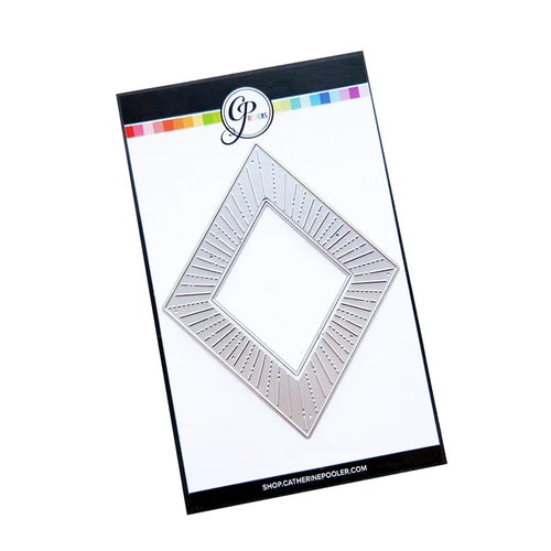 Catherine Pooler - Die - Sunburst Diamond. Available at Embellish Away located in Bowmanville Ontario Canada.